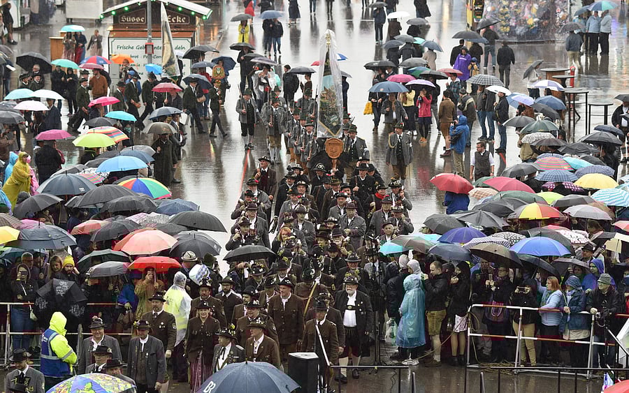 Bavarian premier Markus Soeder told journalists he was very skeptical whether this year's festival - scheduled from Sept. 19 to Oct. 4(Credit: AFP Photo)