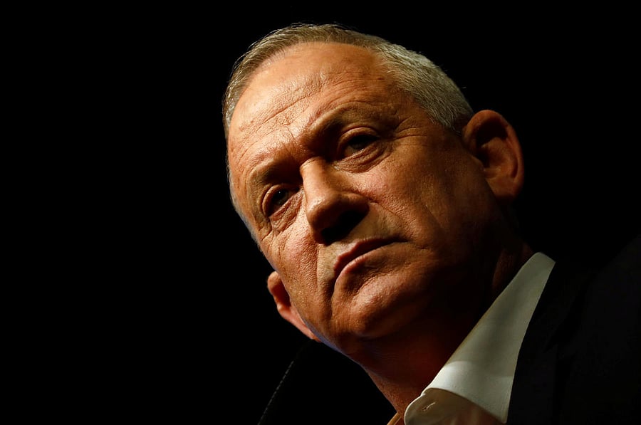 Benny Gantz, leader of Blue and White party (Reuters Photo)