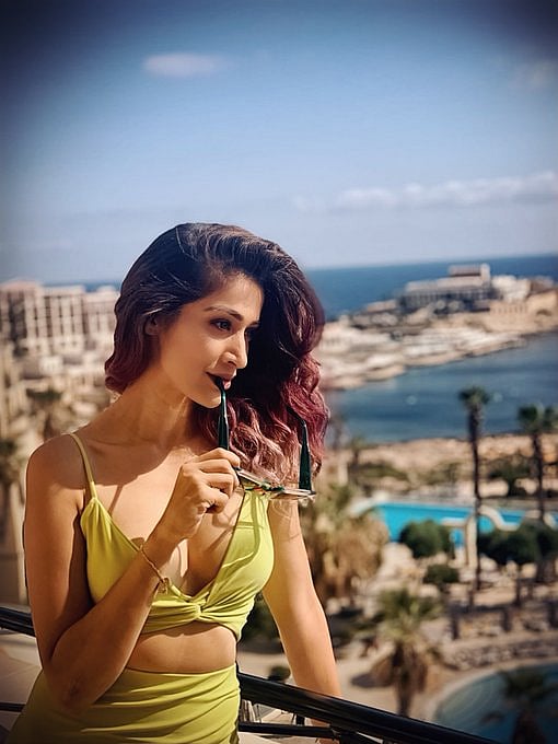 Raai Laxmi is a popular name in Tollywood. (Credit: Twitter/@iamlakshmirai)