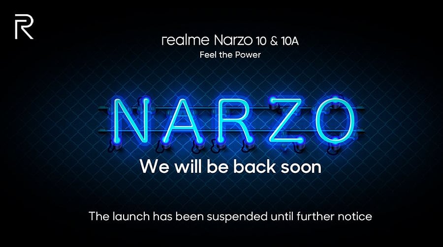 Realme Nazro 10 series India launch postponed (Realme India/Twitter)