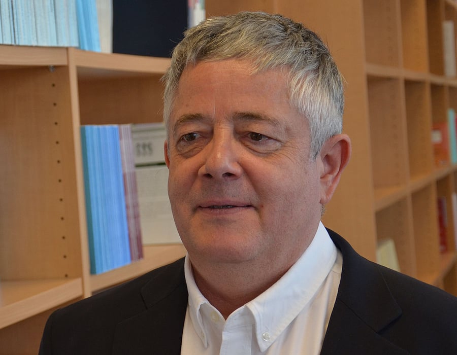 A handout photo taken on August 31, 2015 and made available on March 21, 2020 by Sciences Po shows French researcher Roland Marchal. (Credit: AFP)