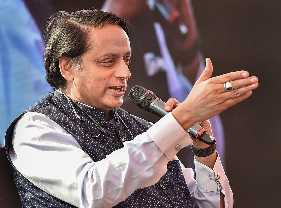 Congress MP Shashi Tharoor. (PTI Photo)