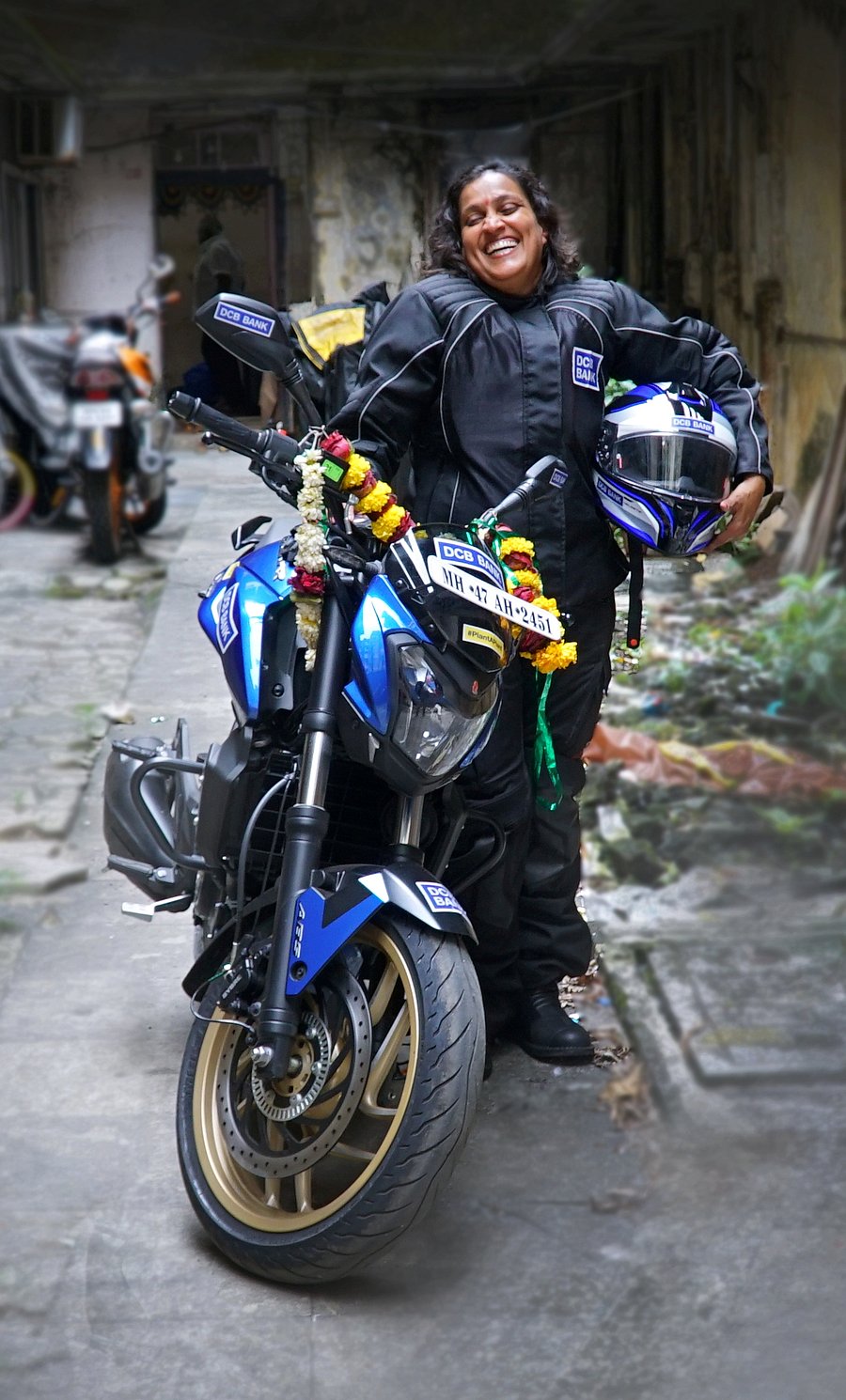 Shilpa Balakrishnan is attempting to set a record as the first female solo rider to cover the four corners of the country.