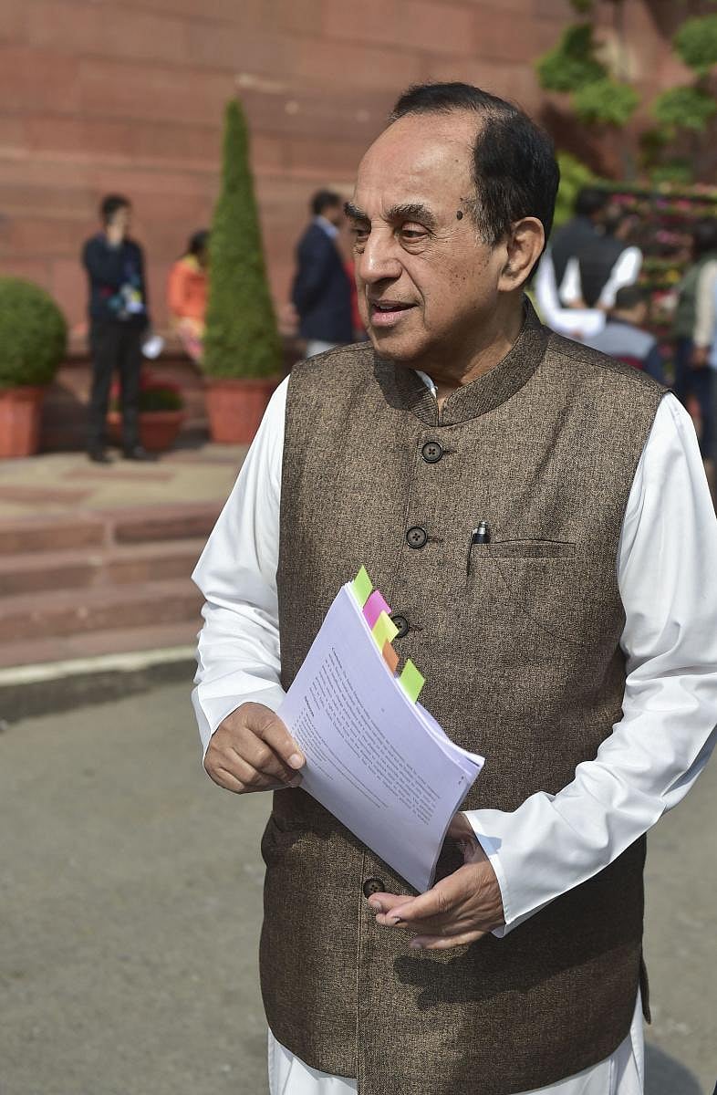 Senior BJP leader Subramanian Swamy (PTI Photo)