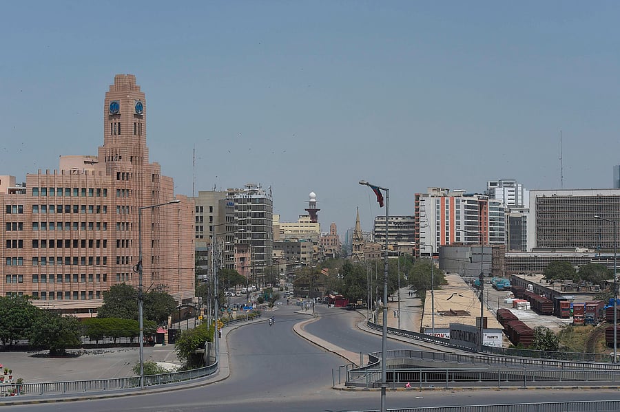 The flight took 119 US citizens from Karachi and 175 Americans, including nine diplomats, from the Islamabad International Airport, according to sources. (Credit: AFP Photo)