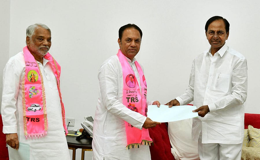 TRS Rajya Sabah candidates (DH Photo)