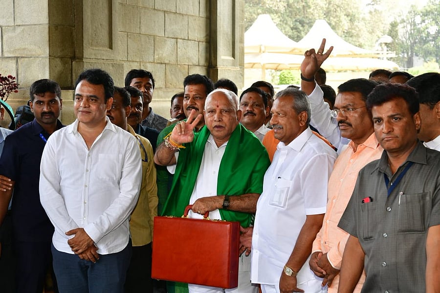 CM B S Yediyurappa is presenting his first full budget since coming into power following the collapse of the Congress-JD(S) coalition government last year