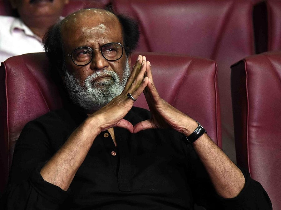 Tamil superstar Rajinikanth (DH File Photo)