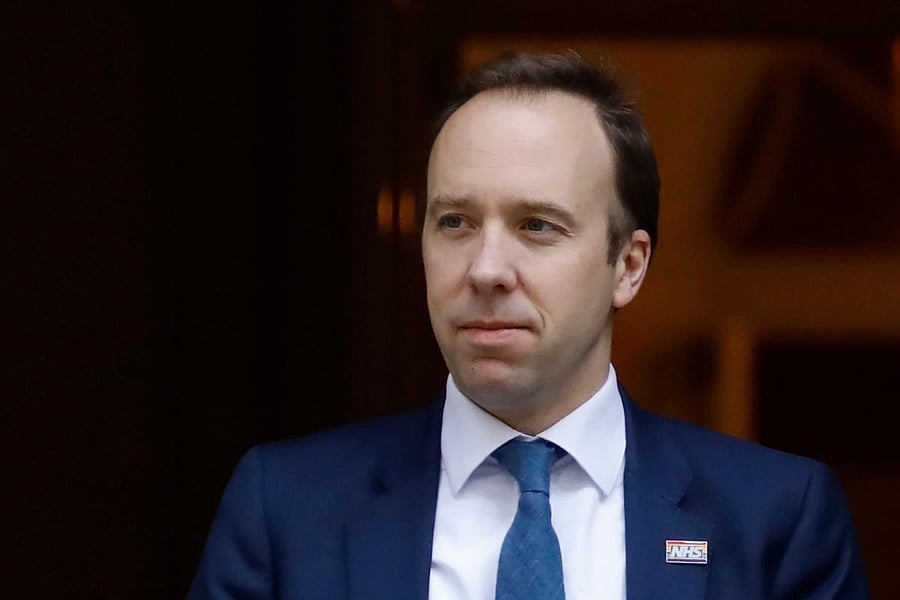 Matt Hancock, UK Health Minister. AFP/File