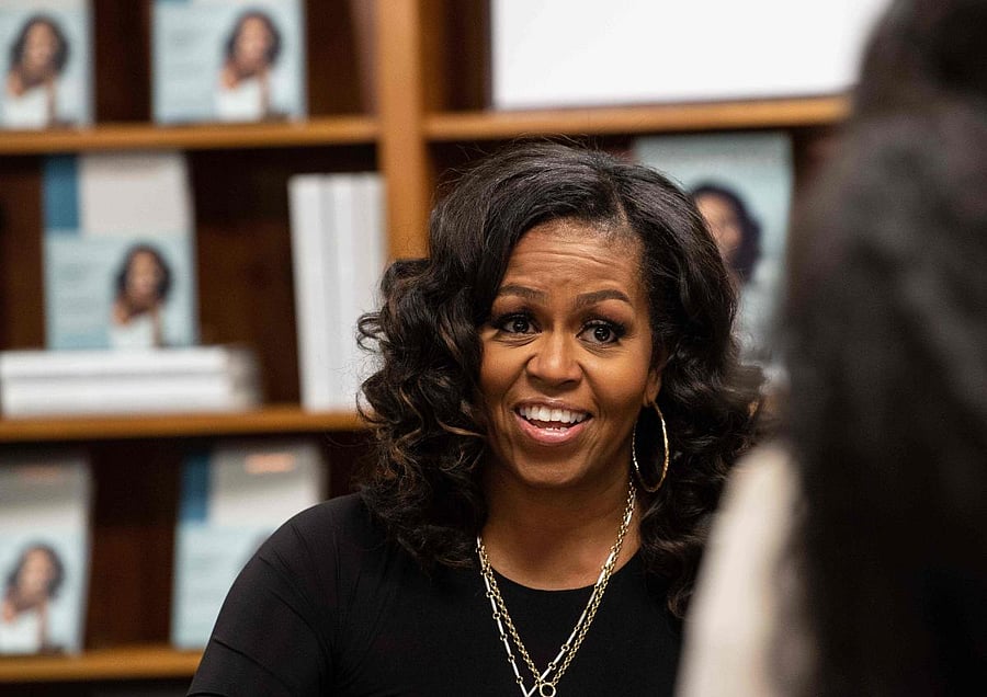 Former US First Lady Michelle Obama. (AFP Photo)