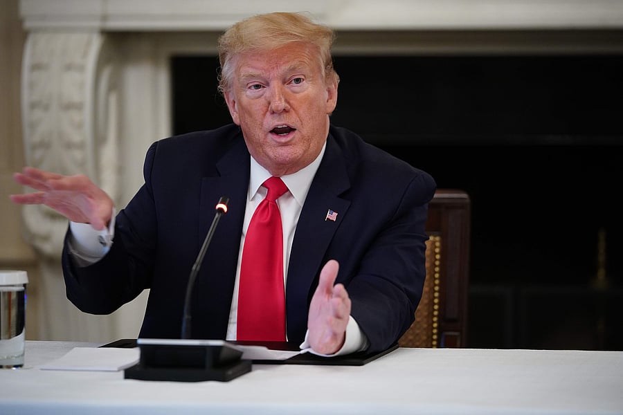 US President Donald Trump. (AFP Photo)