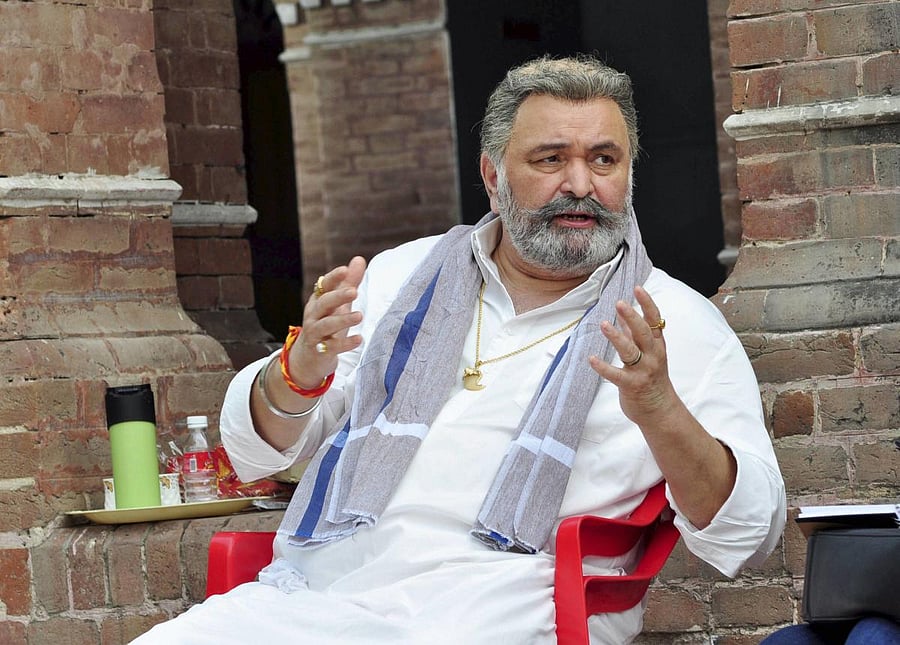 Bollywood actor Rishi Kapoor (PTI Photo)