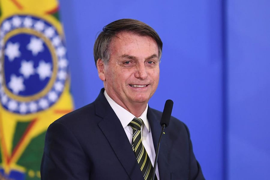 Brazilian President Jair Bolsonaro. (AFP Photo)
