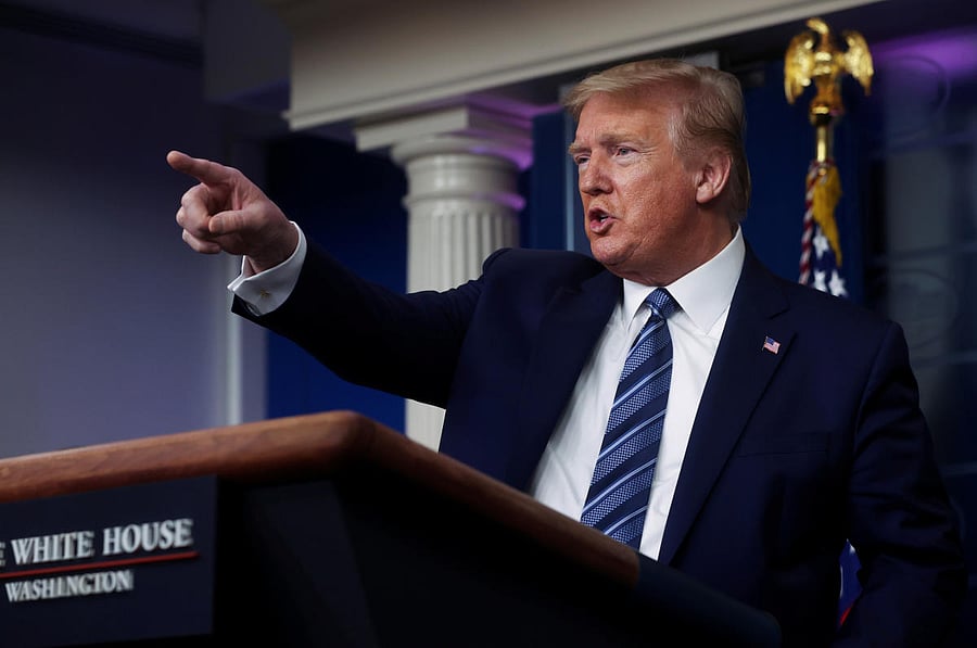 US President Donald Trump