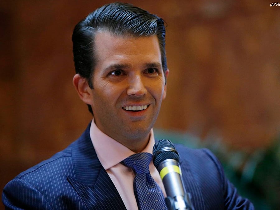 Trump Jr will be visiting to launch Trump Towers in Gurugram and Kolkata.