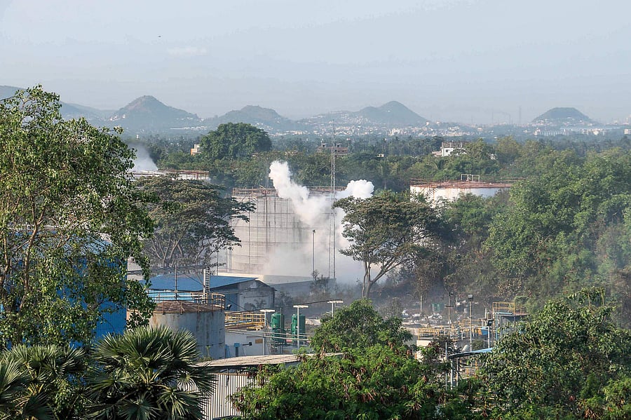 As many as 11 people, including children, were killed in the early morning gas leak, that raised fears of a serious industrial disaster. (Credit: AFP Photo)