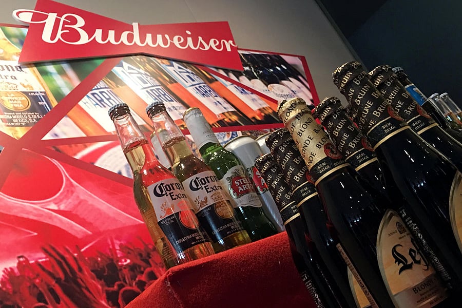 Portfolio beer brands of Budweiser Brewing Company (Reuters Photo)