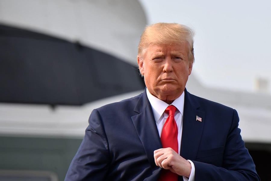 The phone conversation between Trump and Khan took place before the close-door-consultation of the 15 members of the UN Security Council in New York. (AFP file photo)