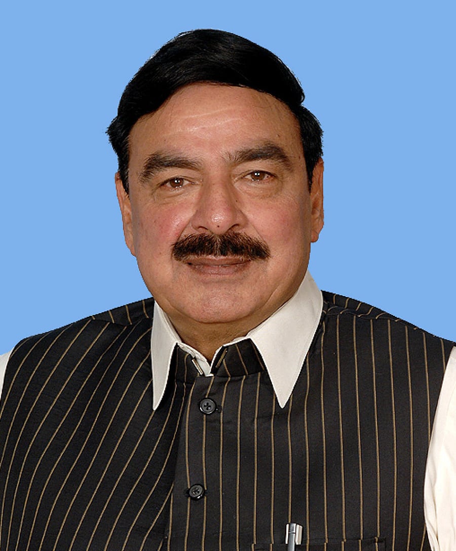 Pakistan's Railways Minister Sheikh Rashid Ahmed.