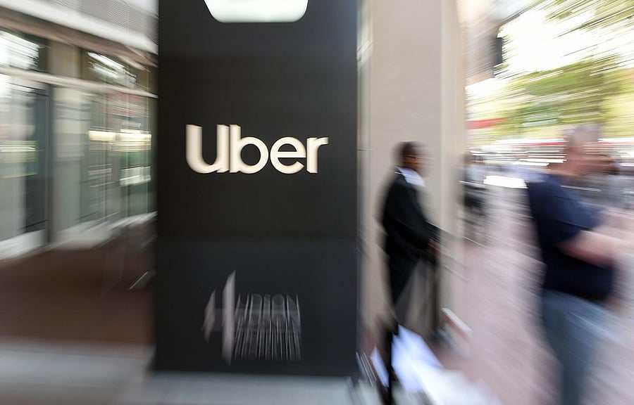 An Uber logo (AFP Photo)