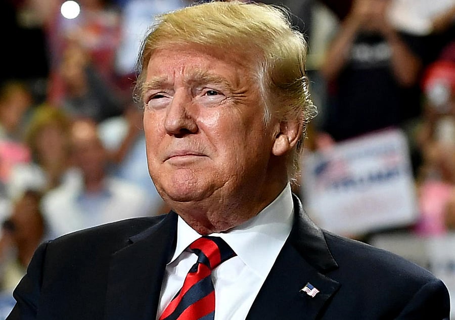 US President Donald Trump. AFP file photo