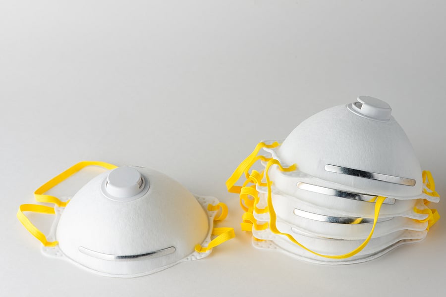N95 respirator face mask. (iStock Photo)