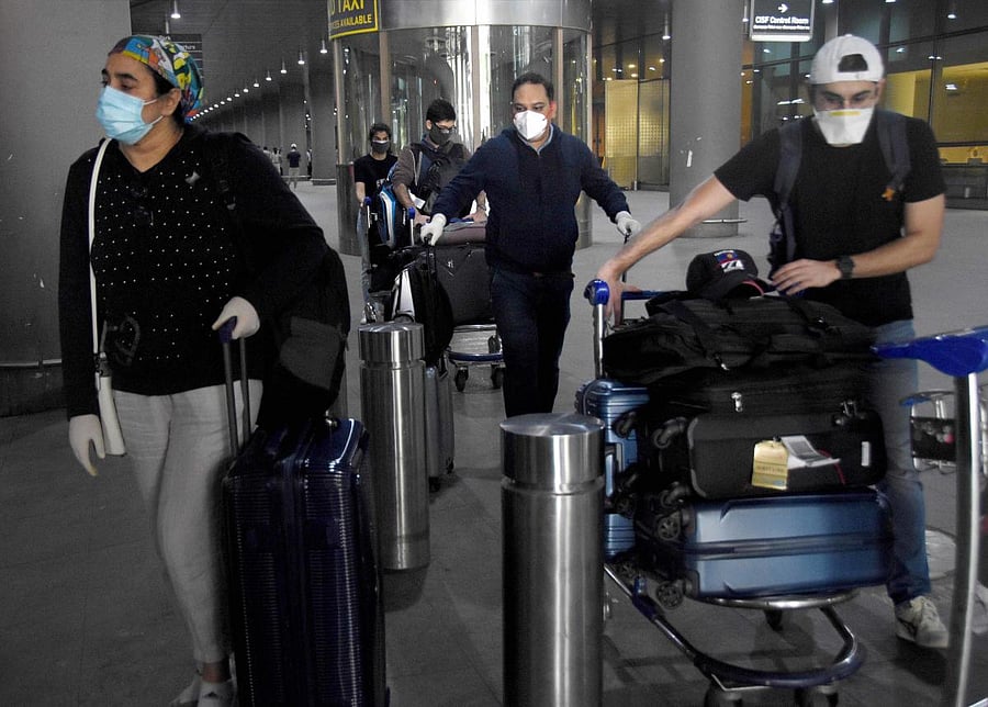 Indian nationals brought from by a special Air India flight under Vande Bharat Mission (PTI Photo)