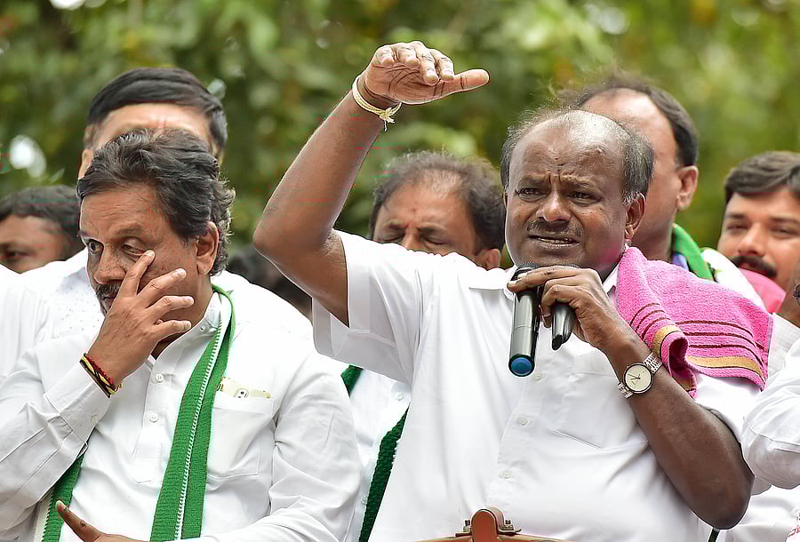 H D Kumaraswamy. (DH Photo)