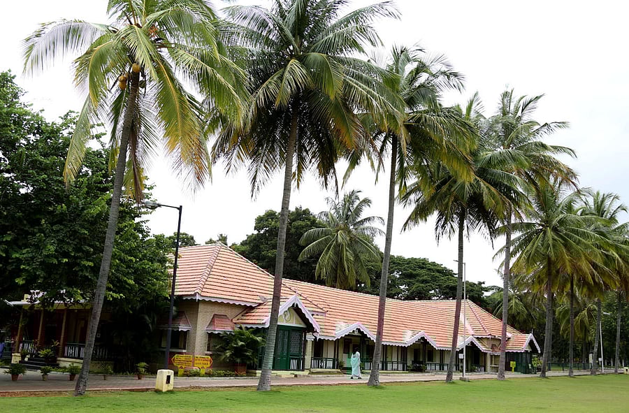 A view of Administrative Training Institute building in Mysuru. 