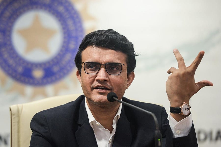 Former cricketer and  newly-elected president of the Board of Control for Cricket in India (BCCI) Sourav Ganguly (AFP Photo)