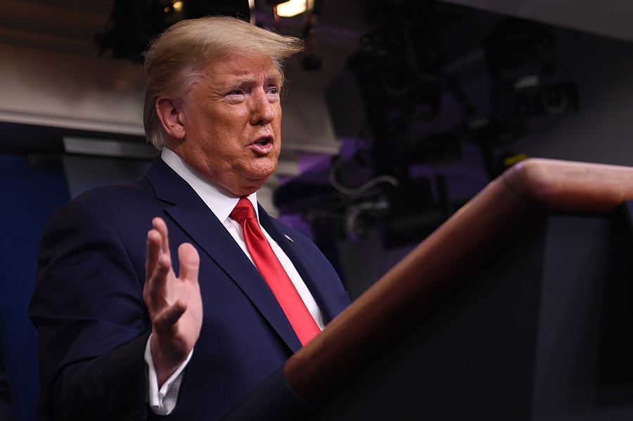 President Donald Trump. (Credit: Reuters)