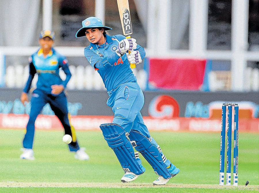 The world record run came when she pushed an Ellyse Perry ball towards cover boundary for a single. AFP file photo.