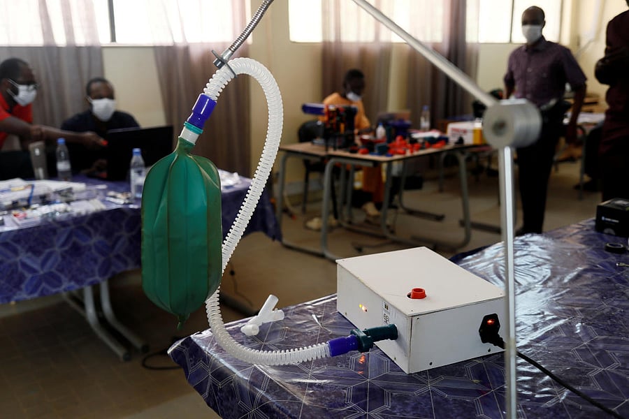 A prototype of a ventilator (Reuters Photo)