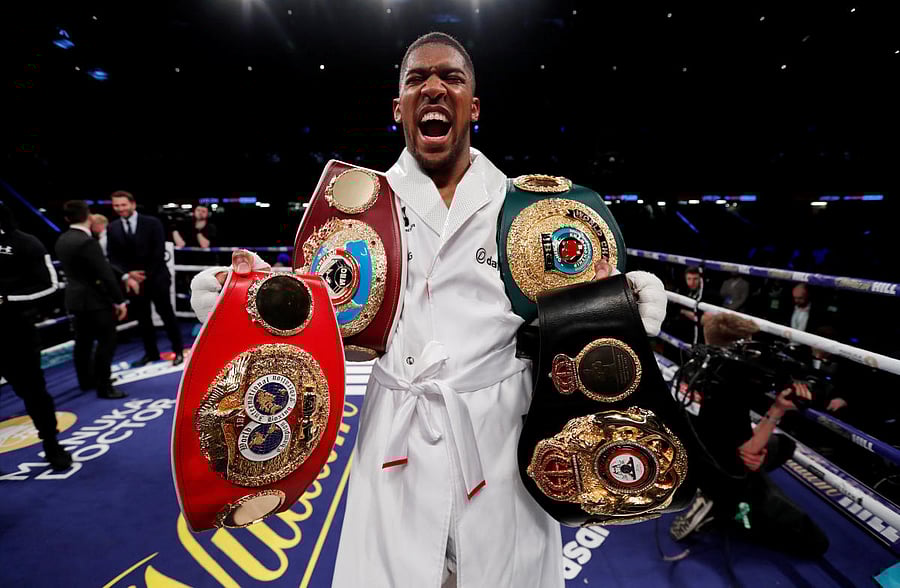World heavyweight champion Anthony Joshua (AFP File Photo)