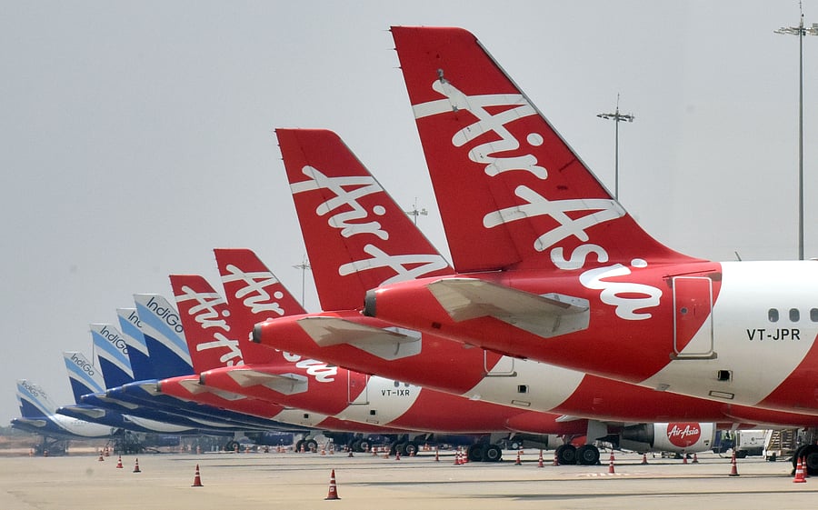 AirAsia flights. (DH Photo)