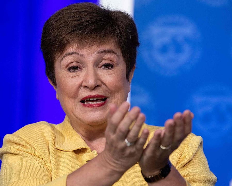IMF Managing Director Kristalina Georgieva (AFP Photo)