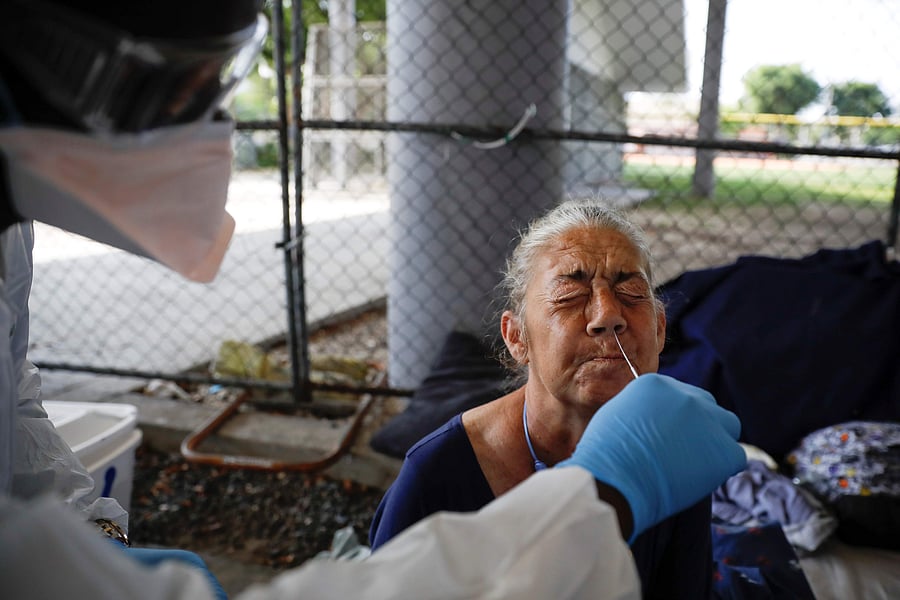 This type of testing would allow self-collection by patients, thereby limiting exposure of healthcare providers. (Credit: Reuters)