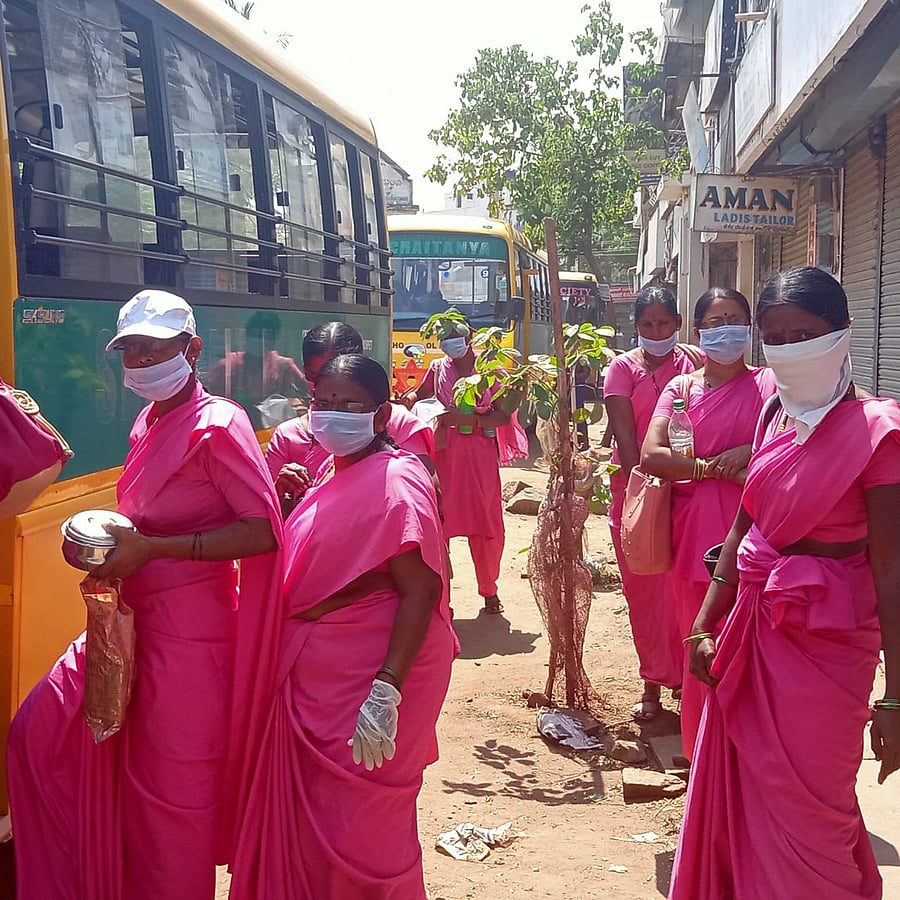 Asha workers. (DH Photo)