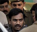Former Telecom Minister Andimuthu Raja being produced at Patiala House court in New Delhi on Thursday in connection with 2G spectrum allocation scam. PTI