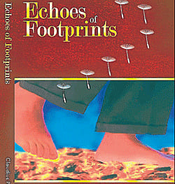 The cover page of Echoes of Footprints.