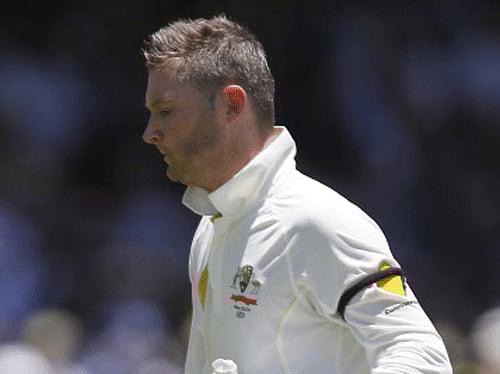 ''Australia captain Michael Clarke was today announced as the winner of the Sir Garfield Sobers trophy for ICC Cricketer of the Year and was also named as the ICC Test Cricketer of the Year,'' the ICC said in a statement. AP photo
