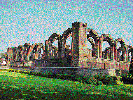 Arched beauty: Bara Kaman houses the tombs of Ali Adil Shah and his family. photos by raju s vijapur