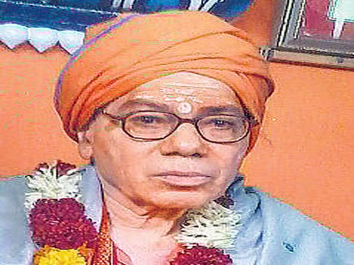 Shivananda Swami Mutt, DH fFile Photo.