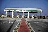 The toll plaza at Narepally, in the outskirts of Bagepalli. DH Photo