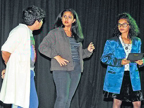 expressive (Above and below) Scenes from 'The Adventures of Luna and Nagesha'.