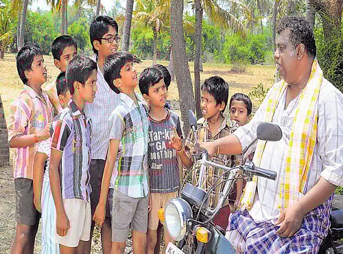 MIRRORING LIFE A scene from'Baanaadi'.