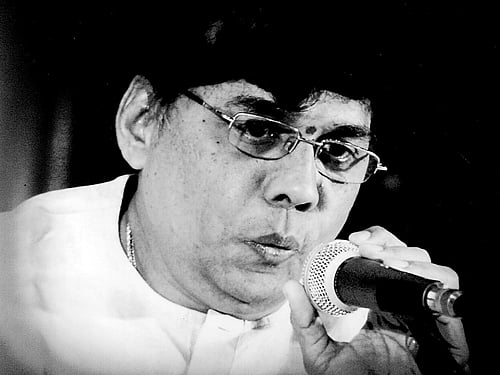 unique performer Whistle artiste K Siva Prasad