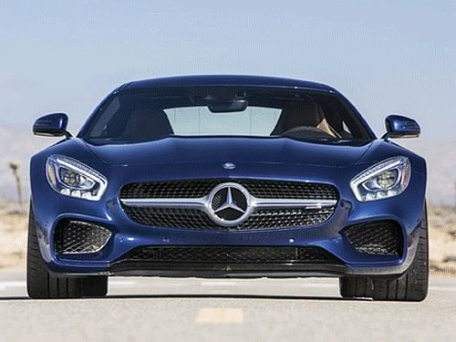 The car, which comes with a 4-litre bi-turbo engine, is the company's 14th new product introduction of the year in the country. Image courtesy Twitter.