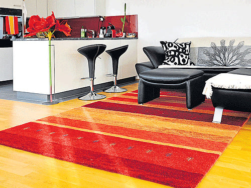 ADDEDWARMTHCarpets, across budget and luxury categories, could be put up eitheron the floor of the bedroomor living room.