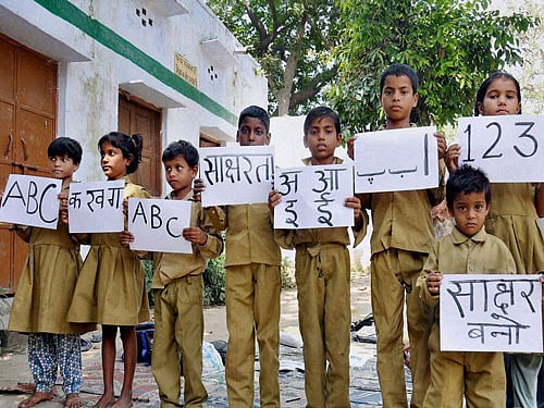 Almost half of Hindu and Muslim women are illiterate with rural areas faring the worst, latest Census report has said. PTI photo for representation only